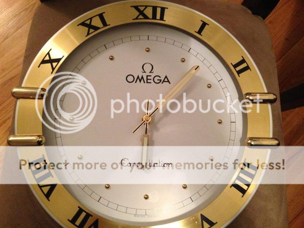 FS BREITLING & OMEGA Dealer Wall Clocks! OEM and AUTHENTIC!